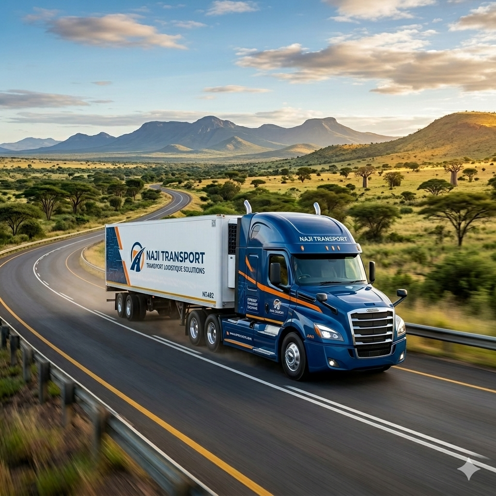 Camion de transport Naji Transport